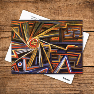 Radiation Rotation Abstract Paul Klee Briefkaart