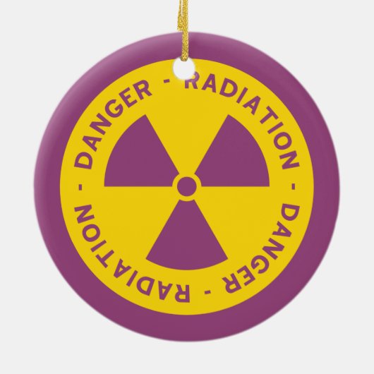 Radiation Warning Ornament (Achterkant)