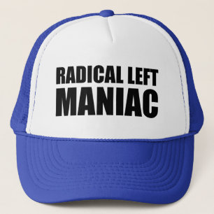 Radicaal links Maniac Funny Anti-Trump Trucker Pet