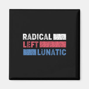 Radicaal linkse krankzinnige anti Trump grappige D Magneet