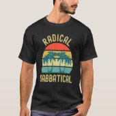 Radicaal Sabbatical professor Sabbatical Gap Jaar T-shirt (Voorkant)