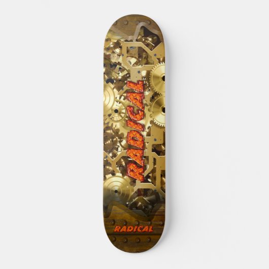 Radicaal Steampunk 3A-skateboard Skateboard (Voorkant)