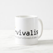 Radicaal Survivalisme Mok (Voorkant rechts)