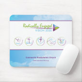 Radicaal verbonden Mousepad Muismat (Met muis)