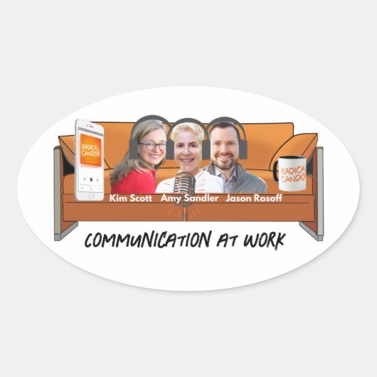 Radical Candor Podcast Stickers (Voorkant)