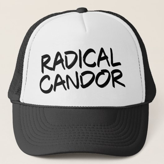 Radical Candor Trucker Hat Pet (Voorkant)