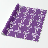 Radical Feminist Cadeaupapier (Uitgerold)