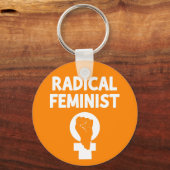 Radical Feminist Sleutelhanger (Voorkant)