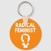 Radical Feminist Sleutelhanger (Achterkant)