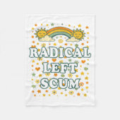 Radical Left S Funny Sarcastic Quote  Fleece Deken (Voorkant)