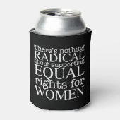 Radical Woman Quote on Women's Rights Feminist Blikjeskoeler (Blikje Voorkant)