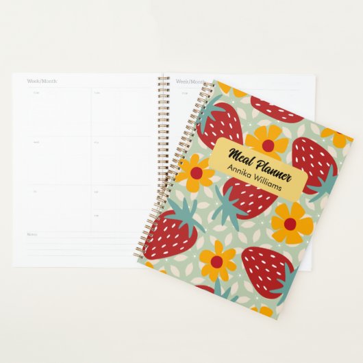 Radicale aardbeien planner (Display)