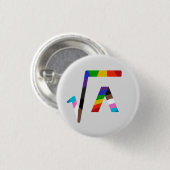 Radicale Ally Button (grijs) (Voorkant /achterkant)