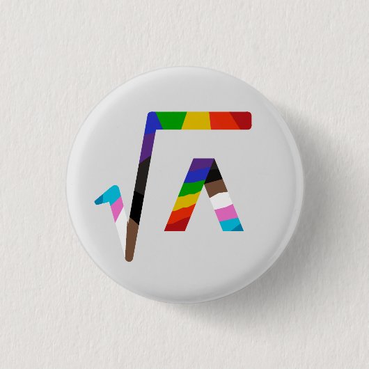 Radicale Ally Button (grijs) (Voorkant)