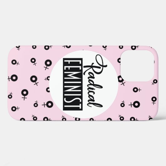 Radicale feministe Case-Mate iPhone case (Achterkant (horizontaal))