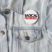 Radicale feministe ronde button 5,7 cm (In situ)
