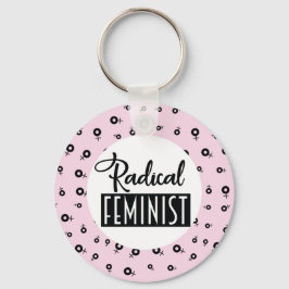 Radicale feministe sleutelhanger