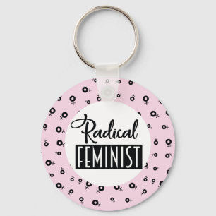 Radicale feministe sleutelhanger