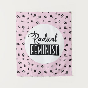 Radicale feministe wandkleed