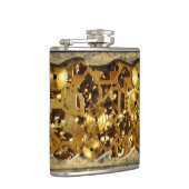 Radicale Steampunk 10 gewikkelde kolf Heupfles (Rechts)