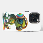 Radicale Turtle Skateboarder iPhone Case iPhone Hoesje (Achterkant horizontaal)