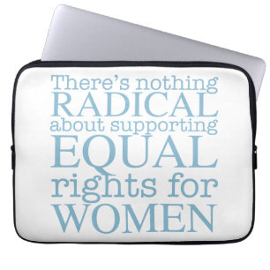 Radicale vrouwen laptop sleeve