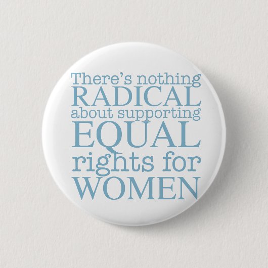 Radicale vrouwen ronde button 5,7 cm (Voorkant)