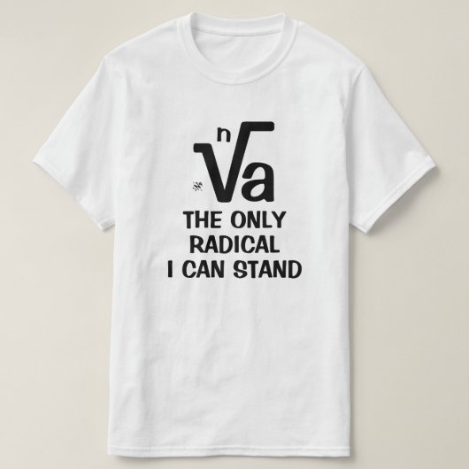 Radicalisme grap t-shirt (Design voorkant)