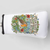 Radicalized by Basic Decency Aesthetic Art Bird Golfheadcover (Voorkant)
