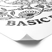 Radicalized By Basic Decency Feminist Men Women Sq Poster (Hoek)