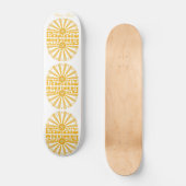 RADIEER ZonneRetro Gold 2-way  Skateboard (Voorkant)