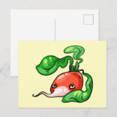 Radieschen radish briefkaart (Voorkant / Achterkant)