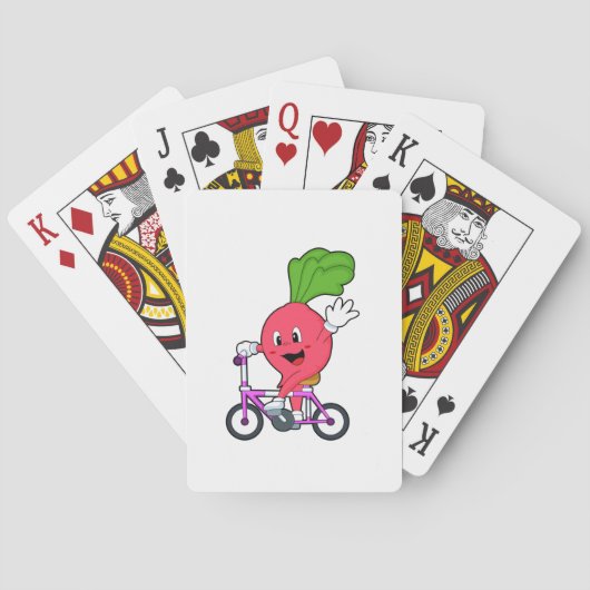 Radijs met pokerkaarten (Achterkant)