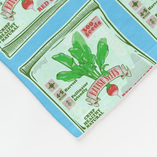 Radijszaad Fleece Deken (Hoek)