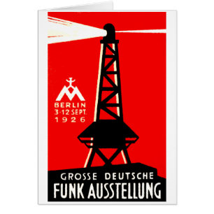 Radio 1926 + Affiche de radiodiffusion
