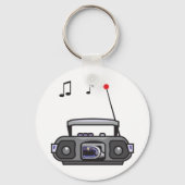 Radio afspelen Muziek Sleutelhanger (Achterkant)