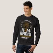 Radio-amateur Morse Hobby Code Trui (Voorkant volledig)