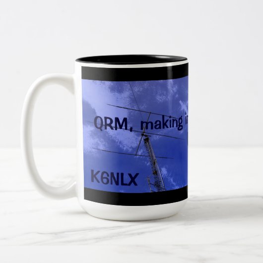 Radio amateur QRM et Callsign Mug (Gauche)