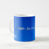 Radio amateur QRP et Callsign Mug (Devant gauche)