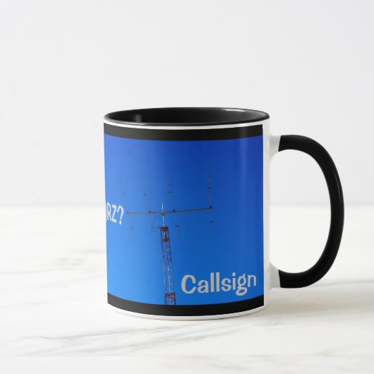 Radio amateur QRZ et Callsign Mug (Droite)