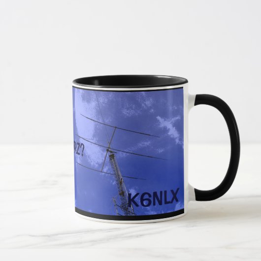 Radio amateur QRZ et Callsign Mug (Droite)