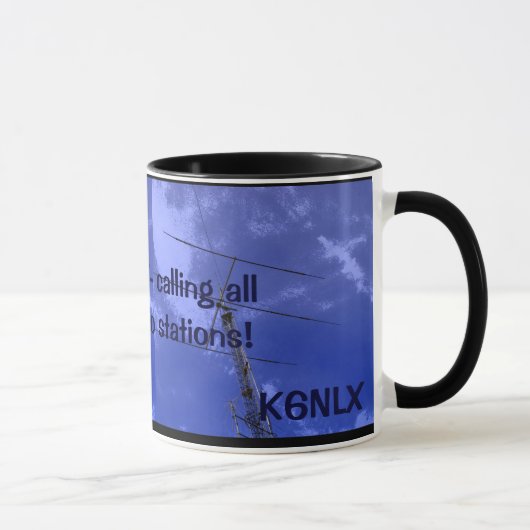 Radio amateur QST et Callsign Mug (Droite)