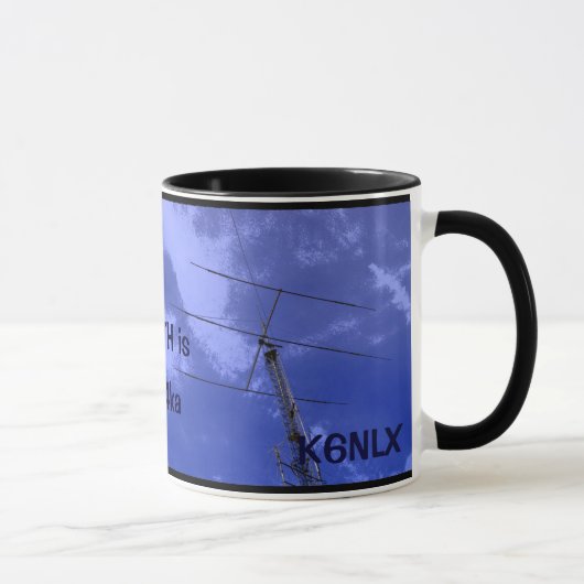Radio amateur QTH et Callsign Mug (Droite)