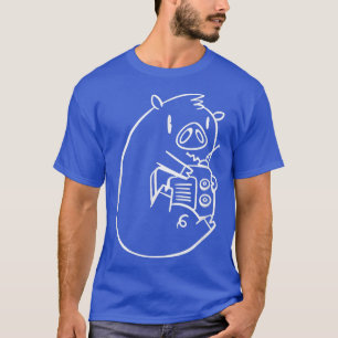 radio-ammateur-operator voor varkensbedrijf t-shirt