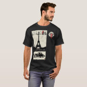 radio auto parijs europa classic t-shirt (Voorkant volledig)