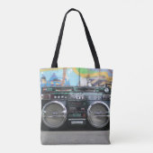 Radio Bag oude school Draagtas (Achterkant)