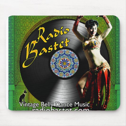 Radio Bastet Mousepad Muismat (Voorkant)