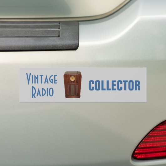 RADIO bumper sticker (Op auto)