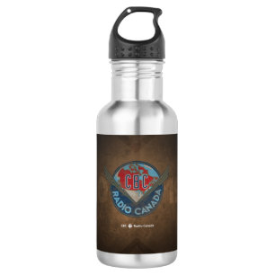 Radio-Canada Rétro 1940s Logo Bouteille d'eau