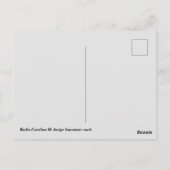 Radio Caroline 259 - Mi Amigo schip Briefkaart (Achterkant)